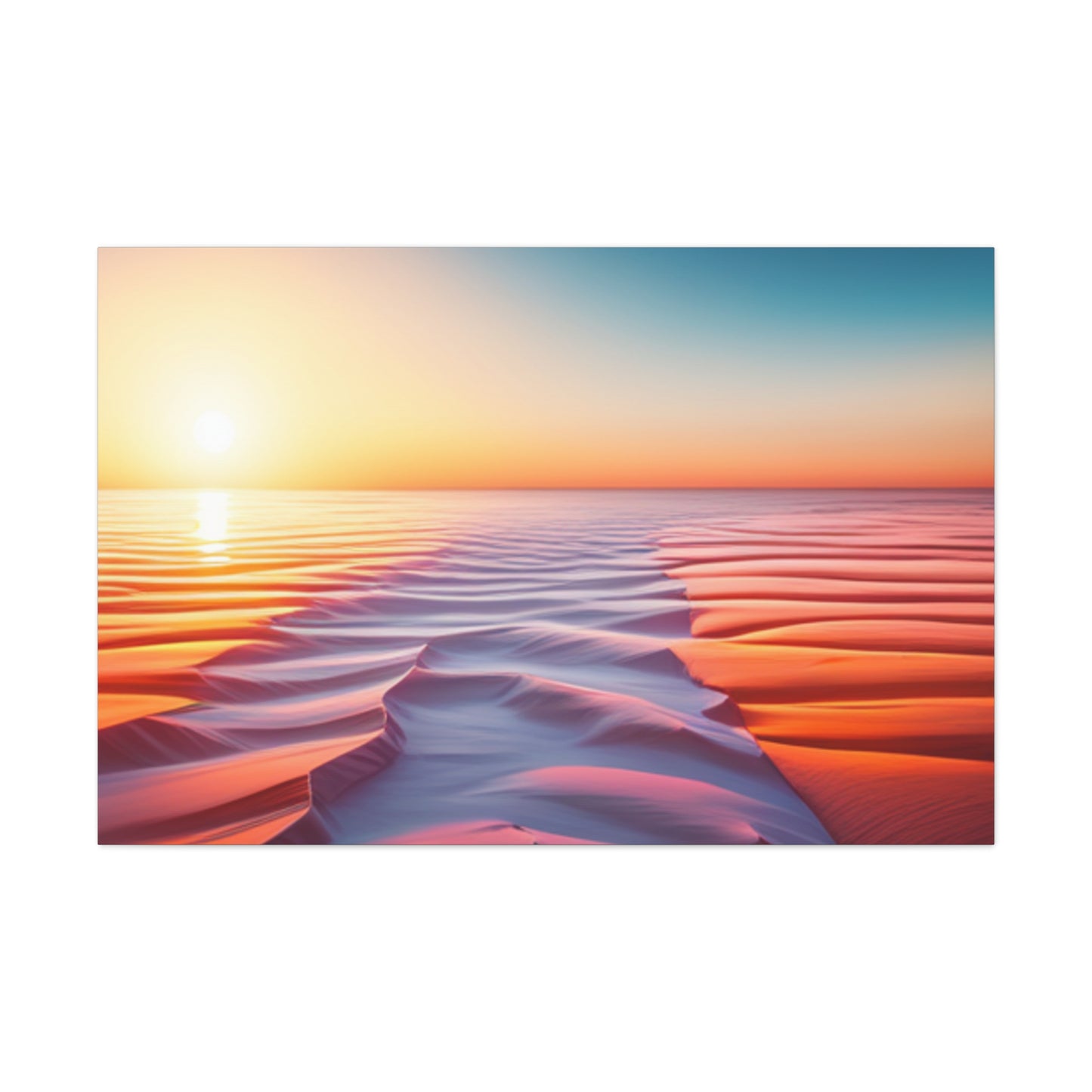 desert sunrise boho chic wall art piece