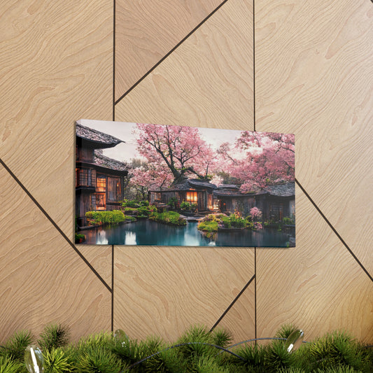 Cherry blossom canvas