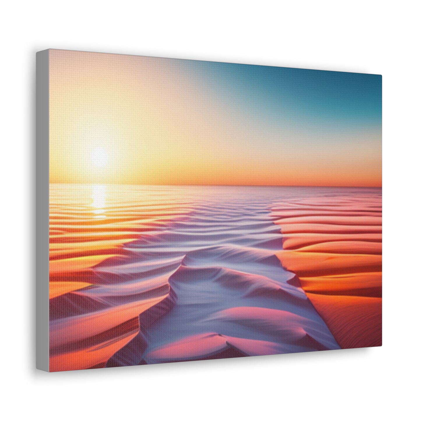 desert sunrise boho chic wall art piece