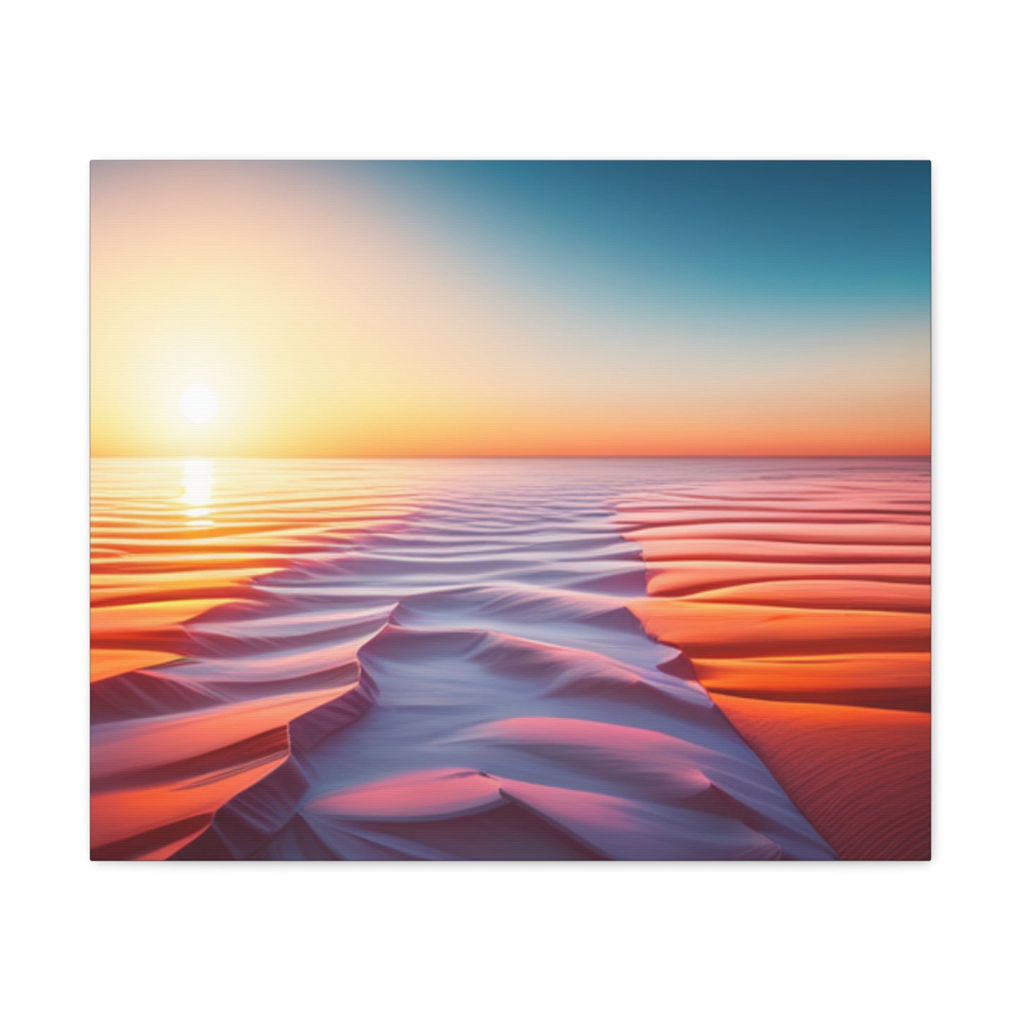 desert sunrise boho chic wall art piece