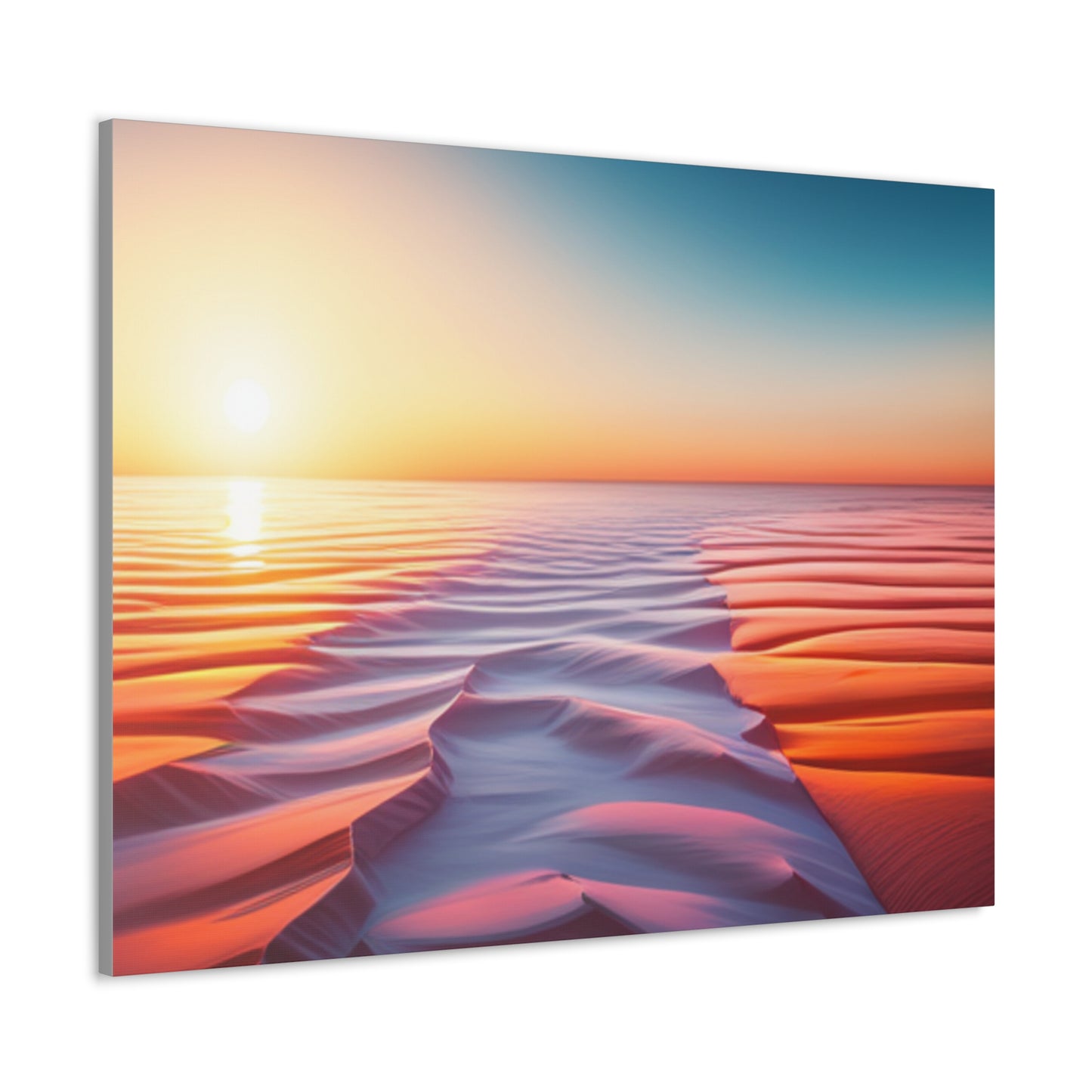 desert sunrise boho chic wall art piece