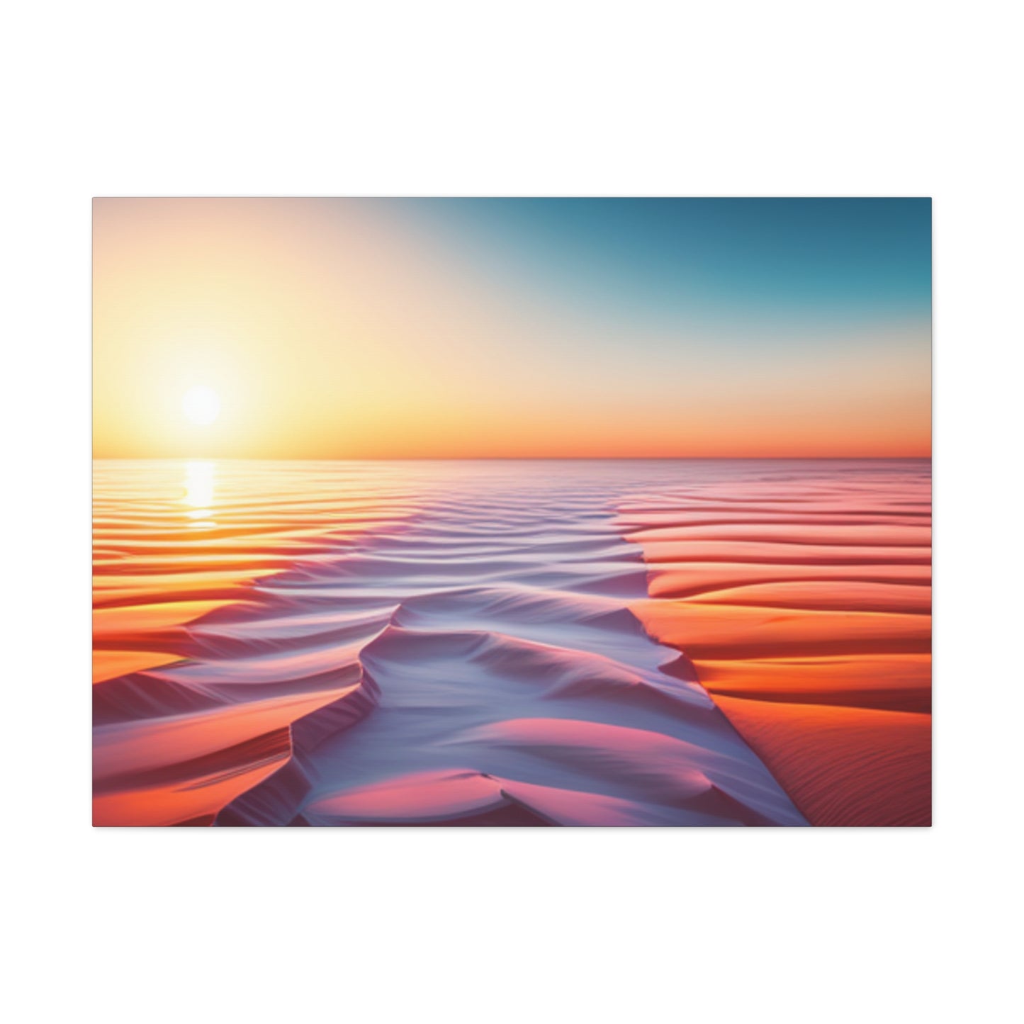 desert sunrise boho chic wall art piece