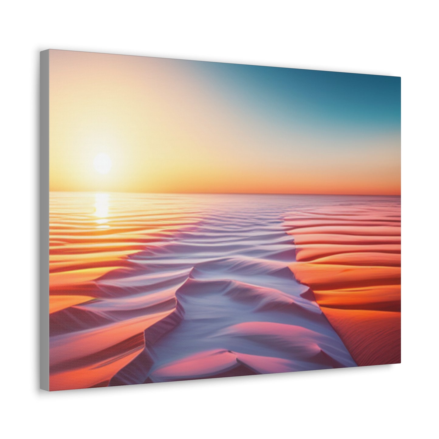 desert sunrise boho chic wall art piece