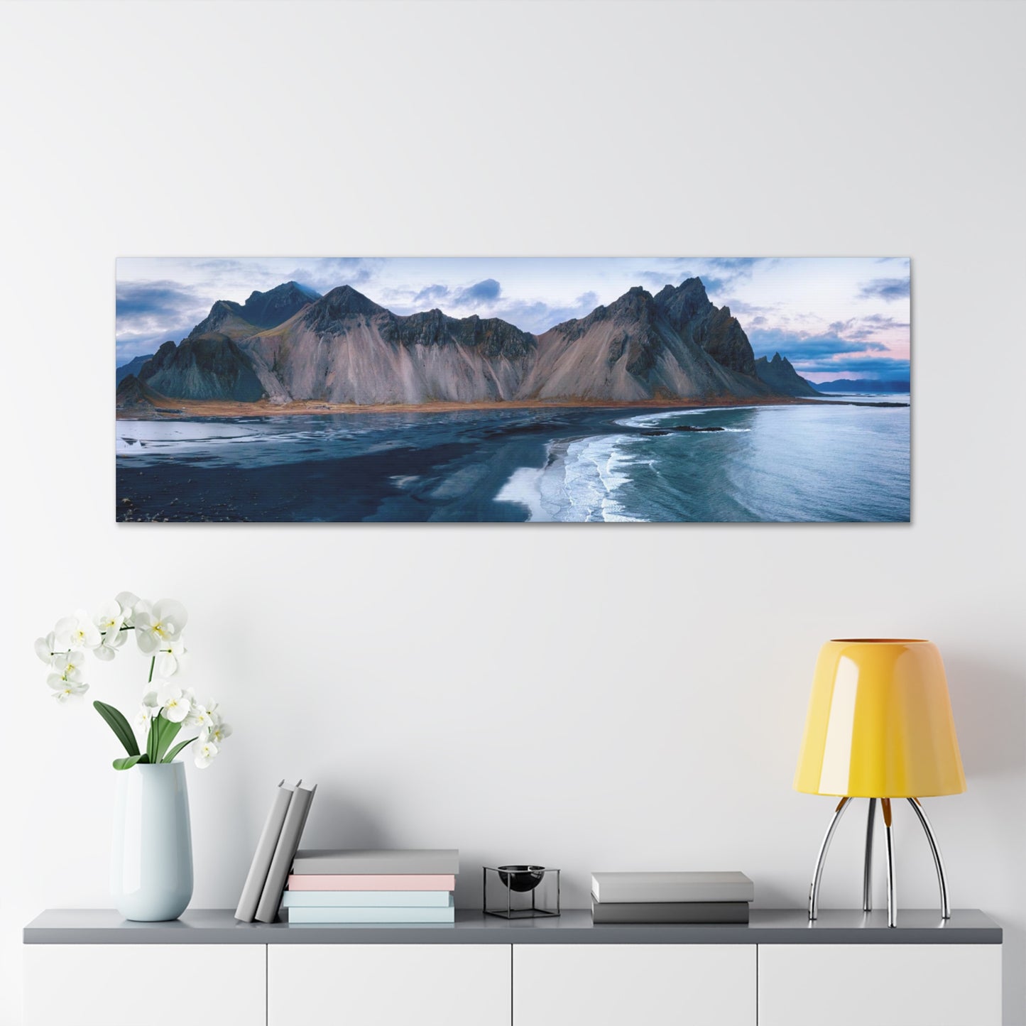 Coastal Mountain Canvas Art Wall Decor