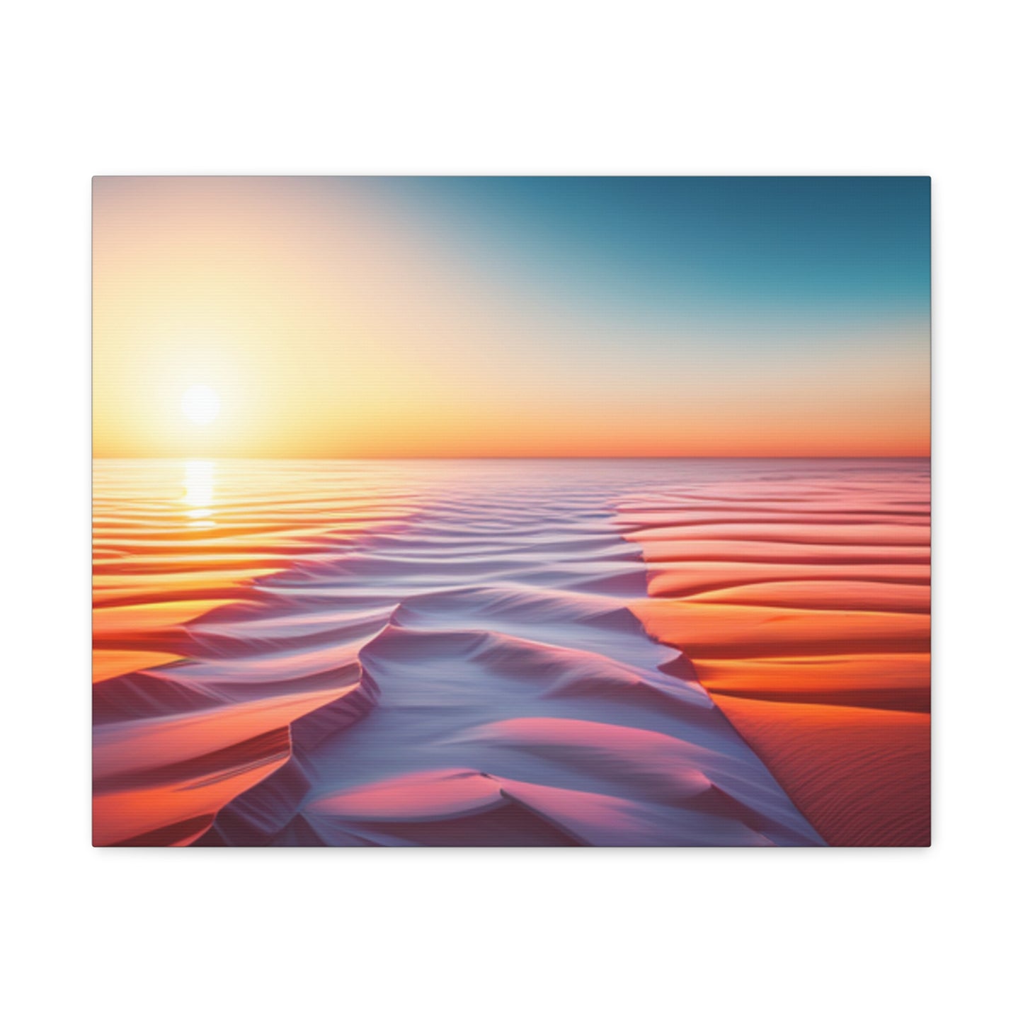 desert sunrise boho chic wall art piece